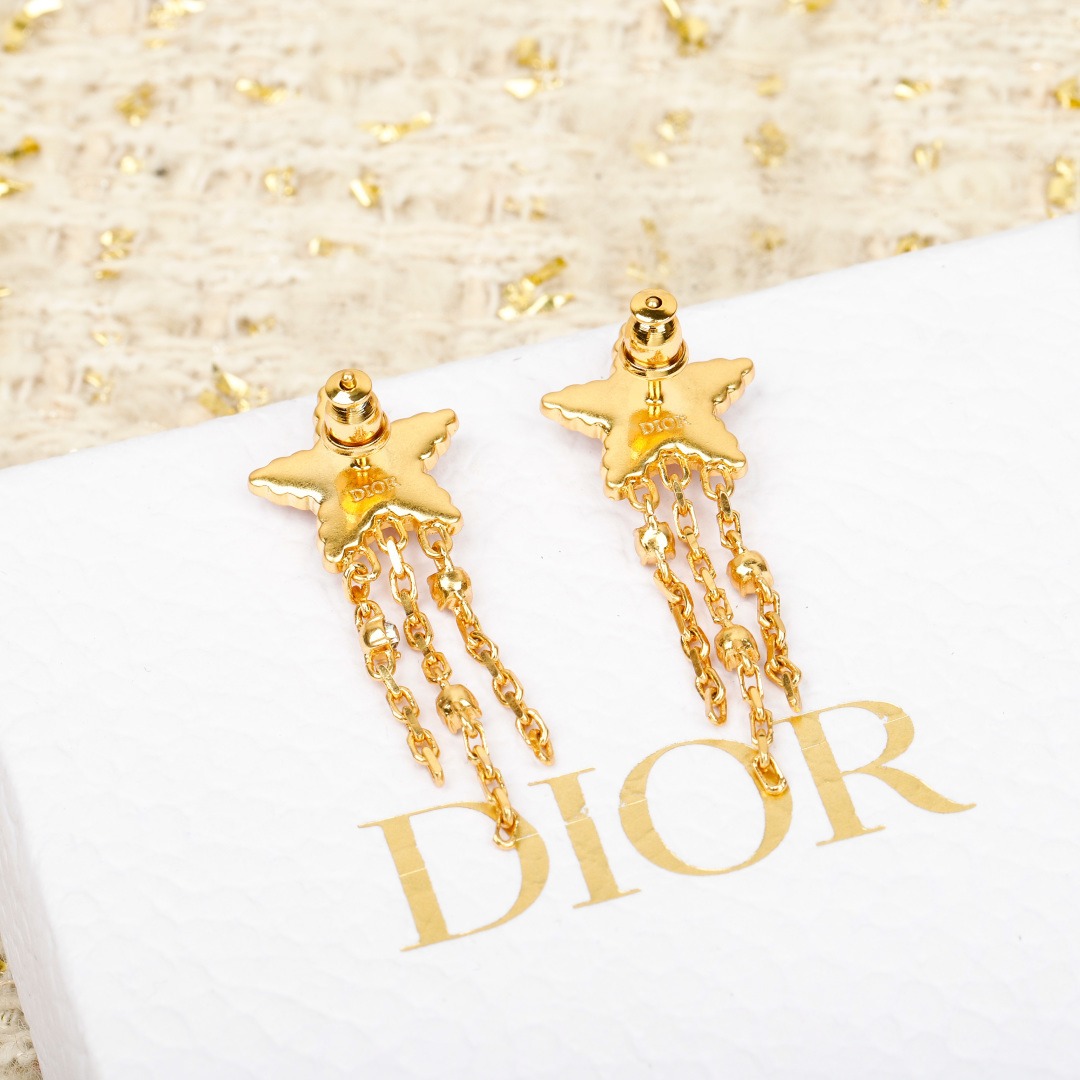 【現貨】Dior Petit CD Lucky Baroque 耳環 連禮盒