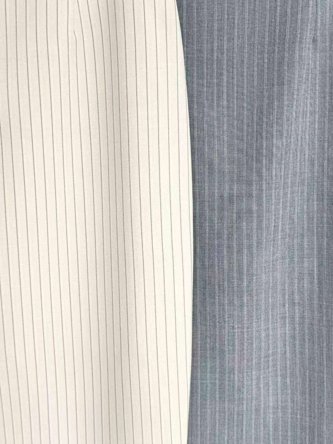 ZA003摩登細條紋通勤套裝