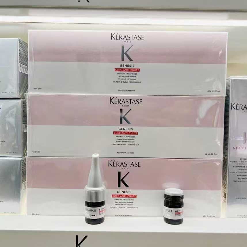 KERASTASE Genesis Cure Anti-Chute Aminexil 卡詩 強效防脫 修護精華2025升級版紅安瓶42×6ml