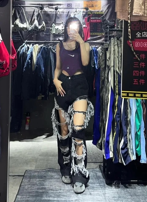 Black Vintage jeans #0315