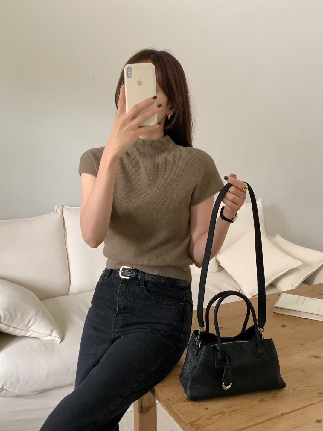 DM03_05  長柄橫Tote (4色)