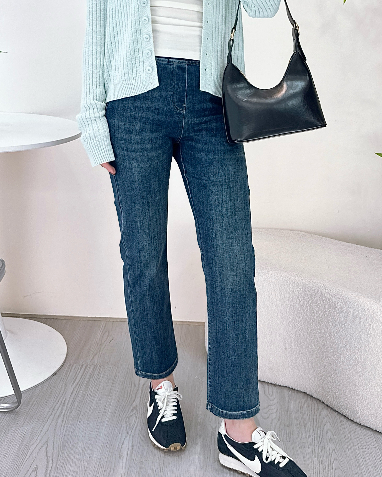 超型九分復古洗水薄牛