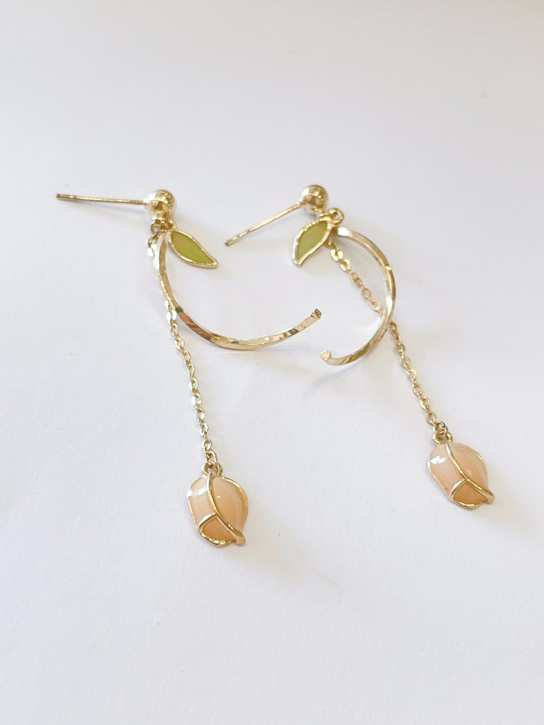 郁金香流苏耳环🌷