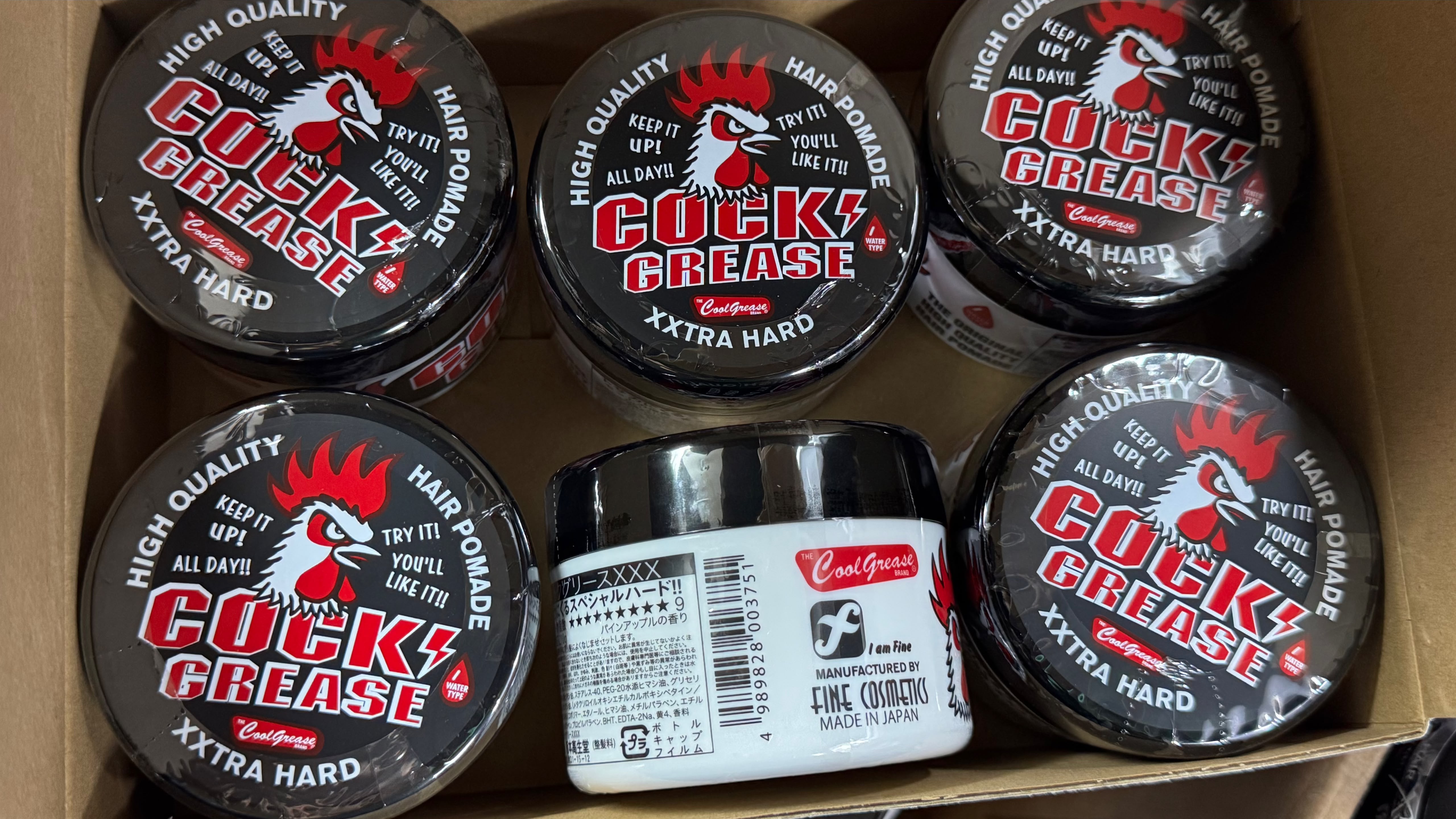 Cock Grease XXtra Hard Hair Pomade 板本雞冠髮乳- 特硬