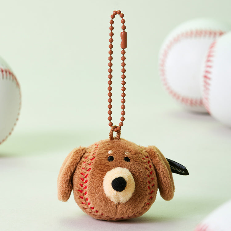 [JOGUMAN STUDIO] WOODY BASEBALL BALL KEYRING