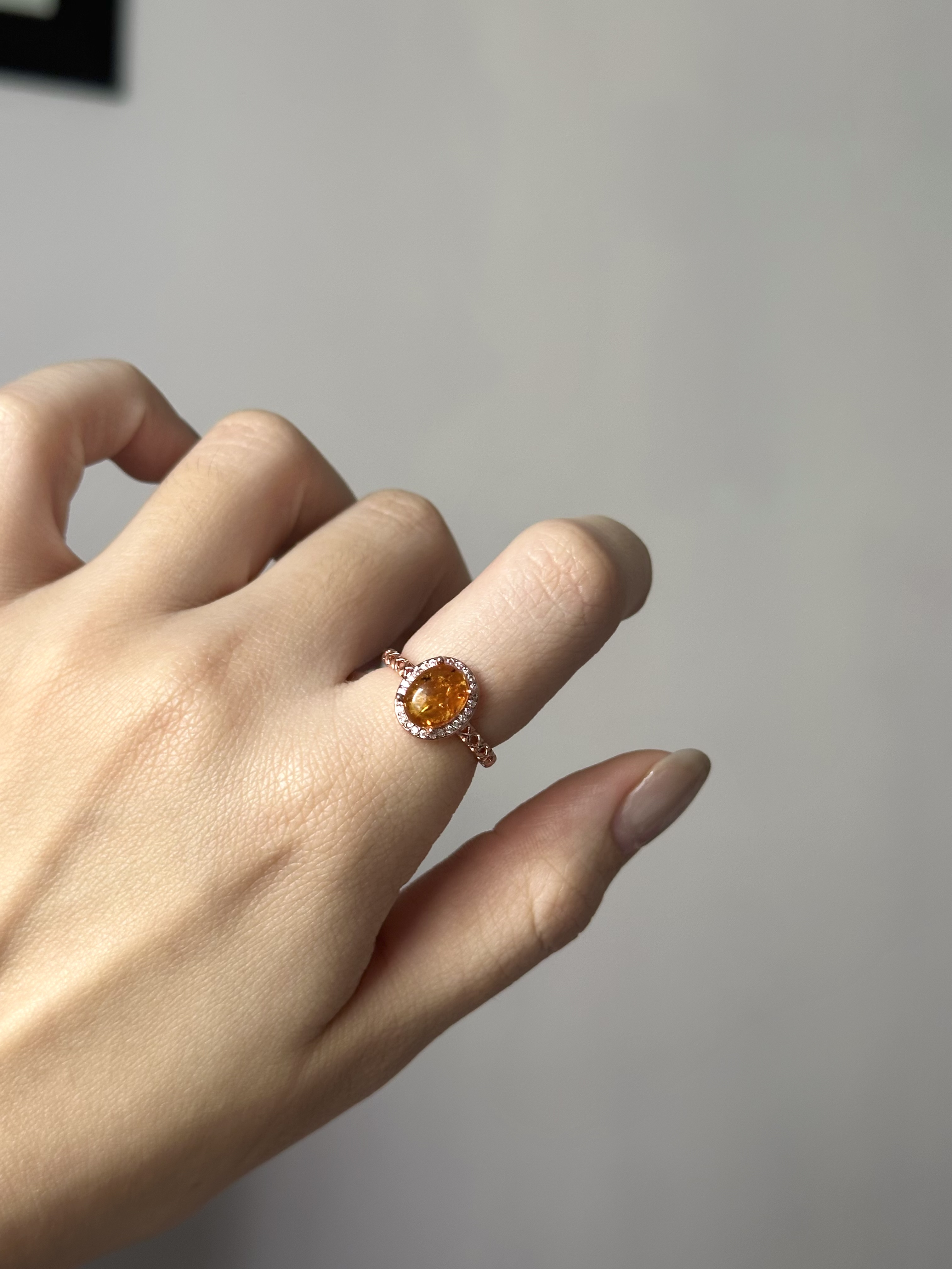 蜜蜡戒指｜ Amber Ring