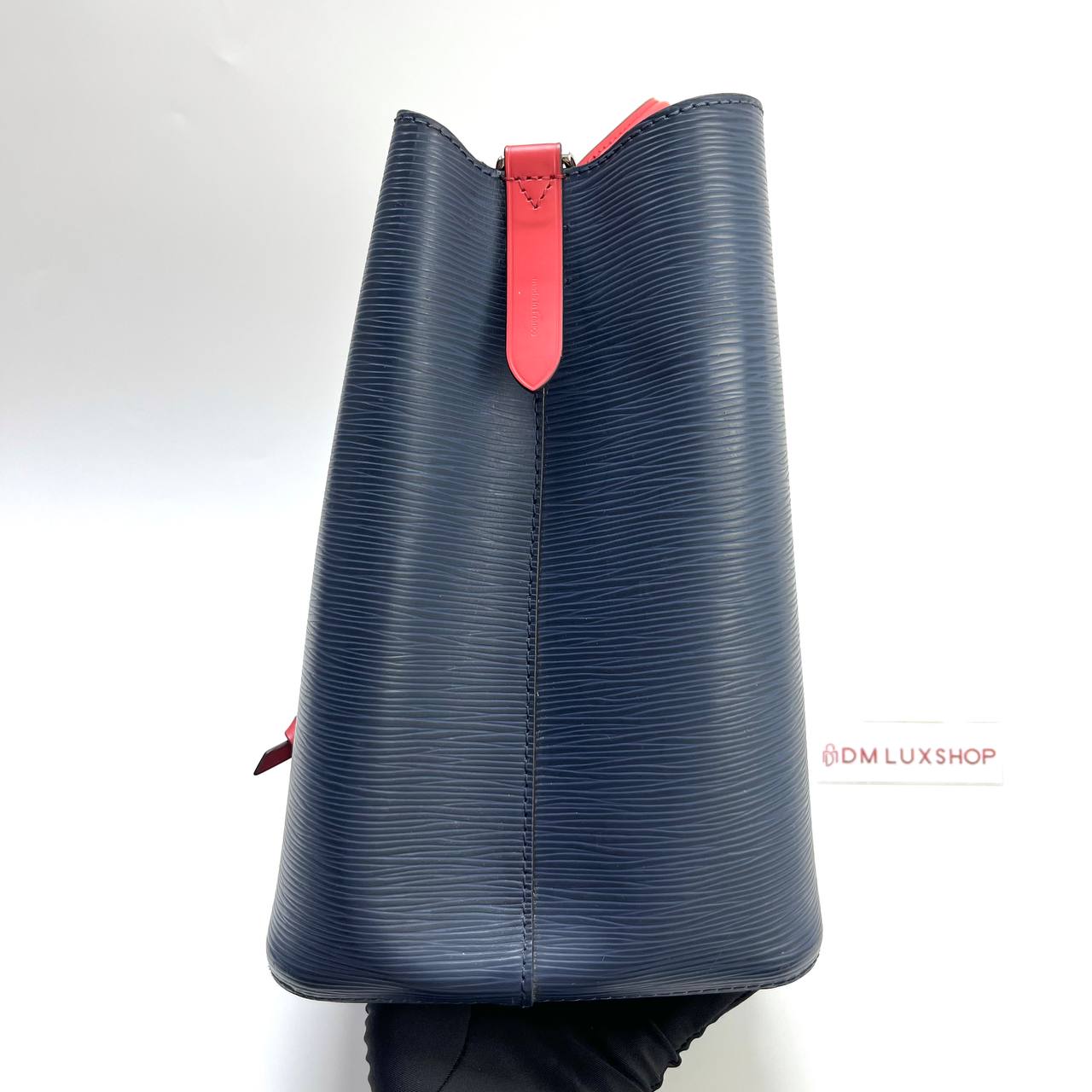 LV Blue Epi Leather Neo Noe MM SHW