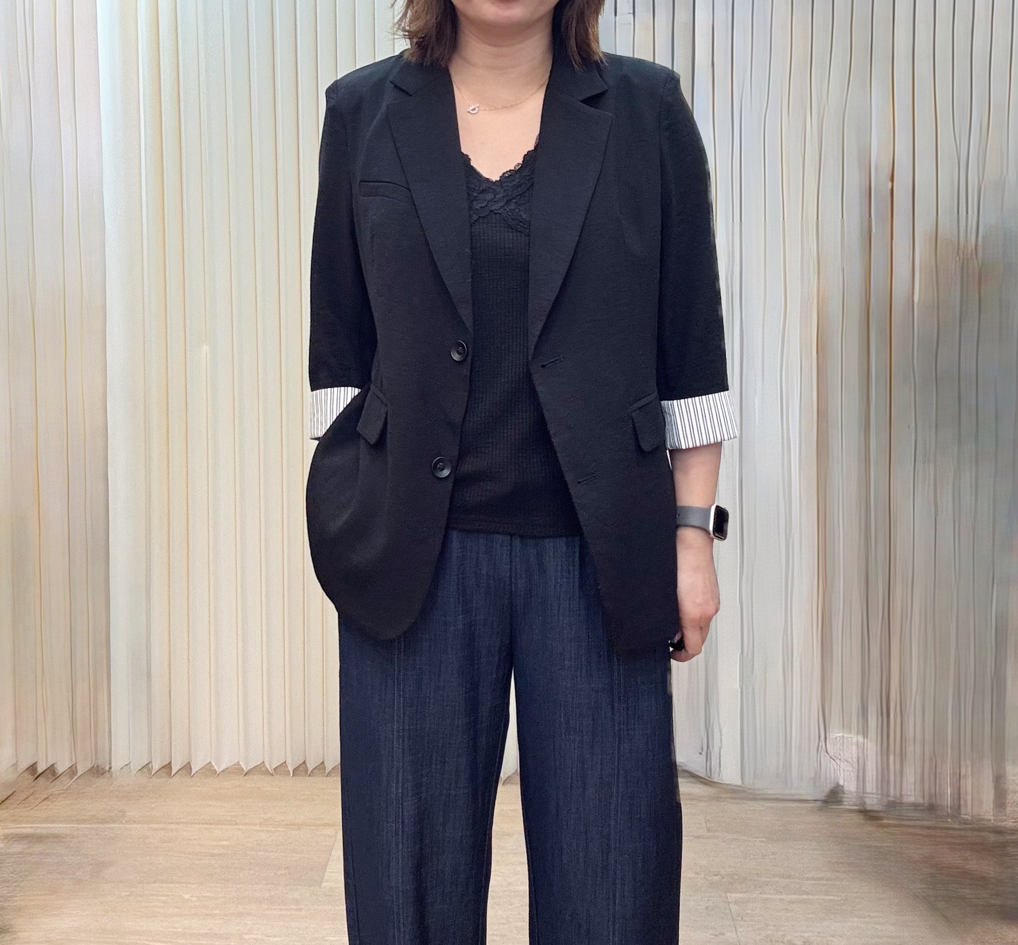 韓國V領背心  M588 04Pe50190