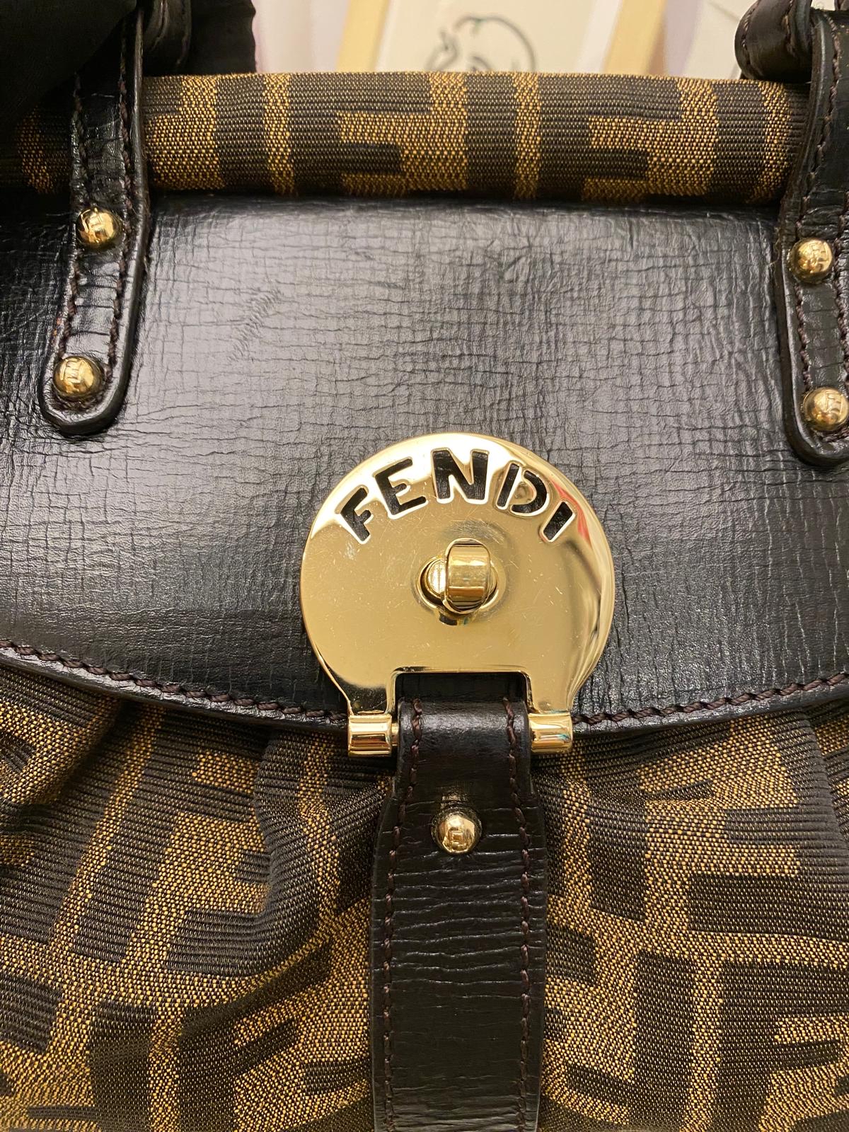 Fendi Zucca Print Canvas Magic Bag