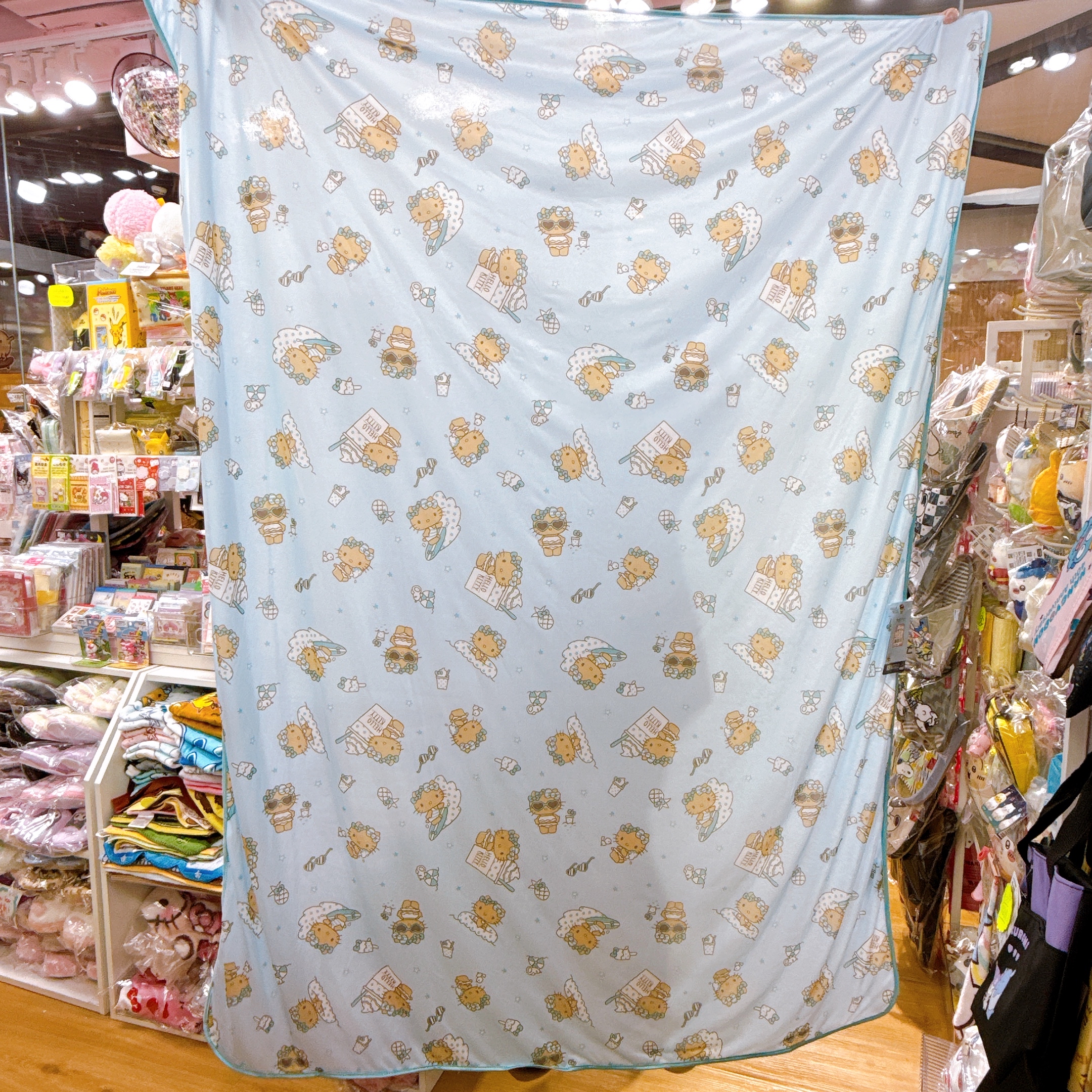 日本直送本店獨家發售Kitty鬆弛熊monchhichi 冷感被 有不同尺寸