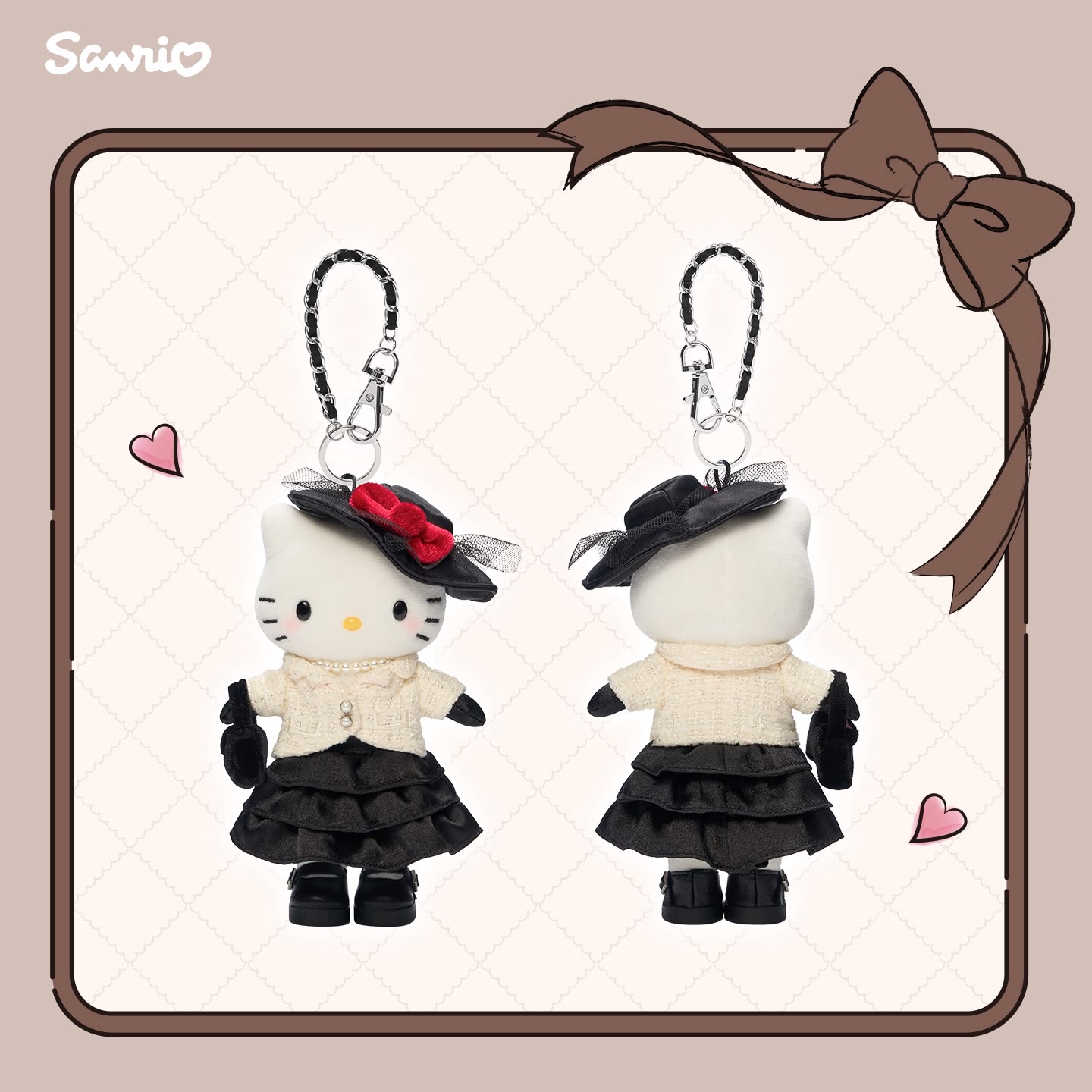 上海限定Sanrio盒裝Hello Kitty秋冬系列長腿公仔