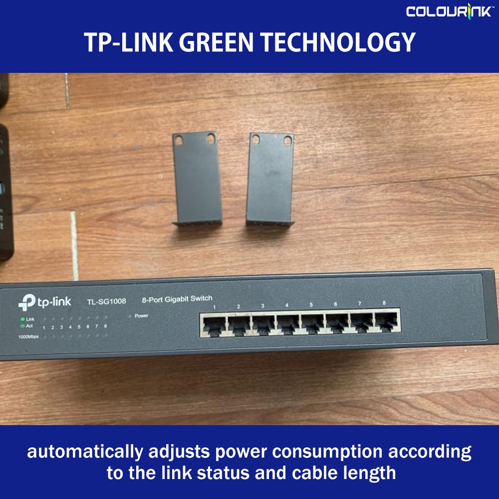 Tp-Link SG1008D SG1016D SG1024D Gigabit Port Metal Case 19" Inch Rackmount Unmanaged Switch similar SG1016 SG1024
