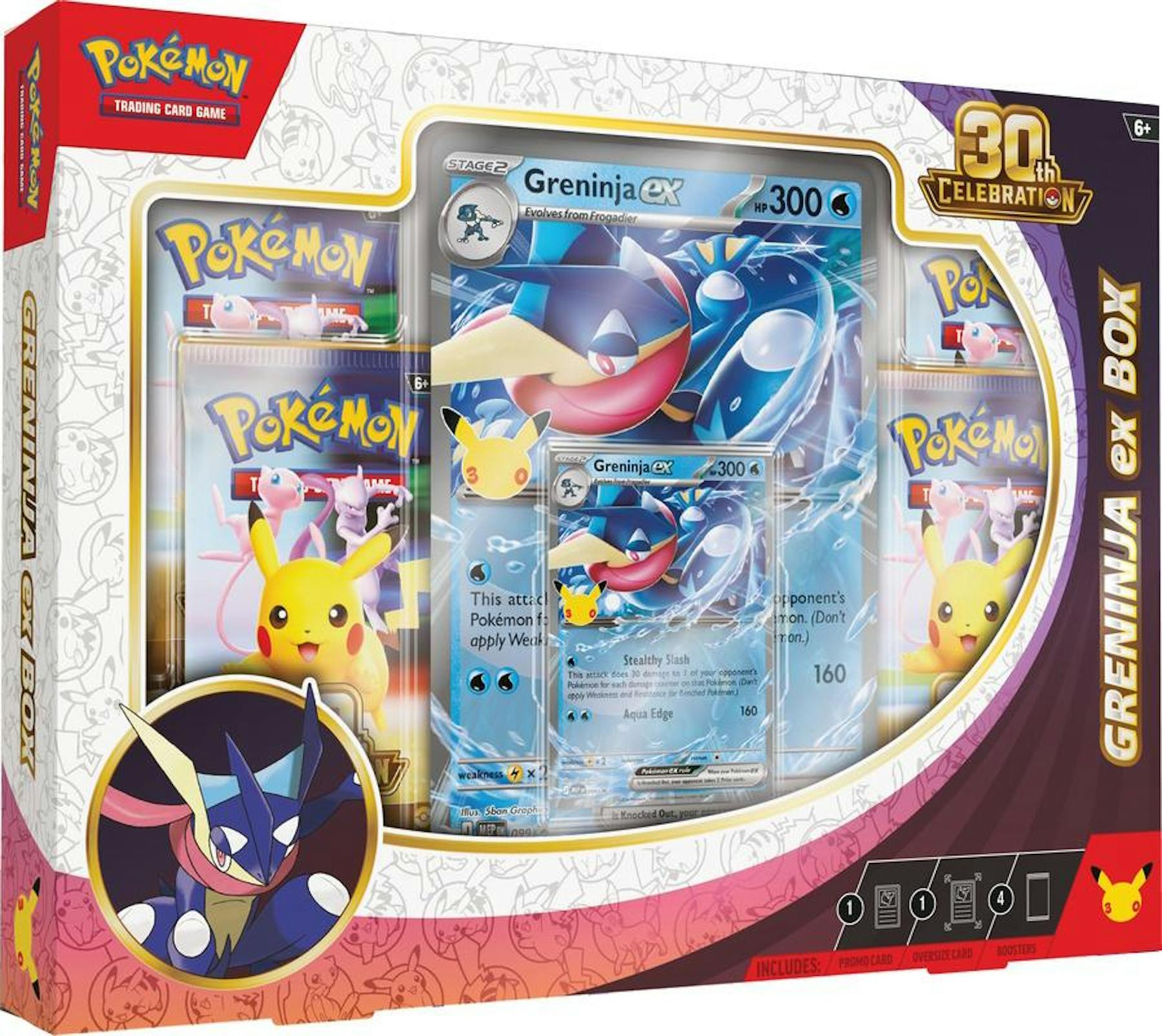 Pokemon 30th Celebration ex Box Greninja ex