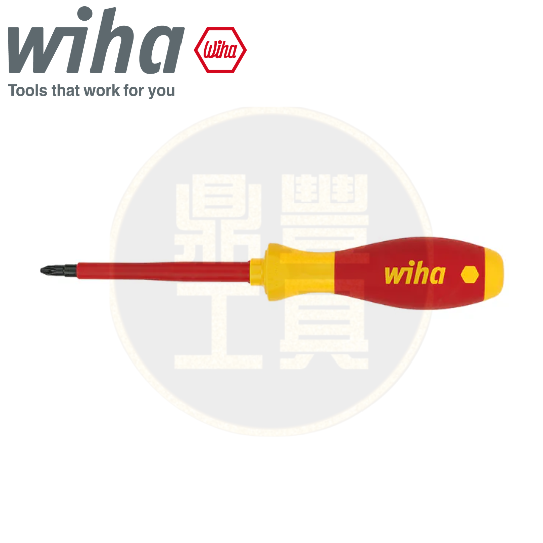 Wiha Softfinish 電工絕緣米字螺絲批 PZ2x100mm WI00879