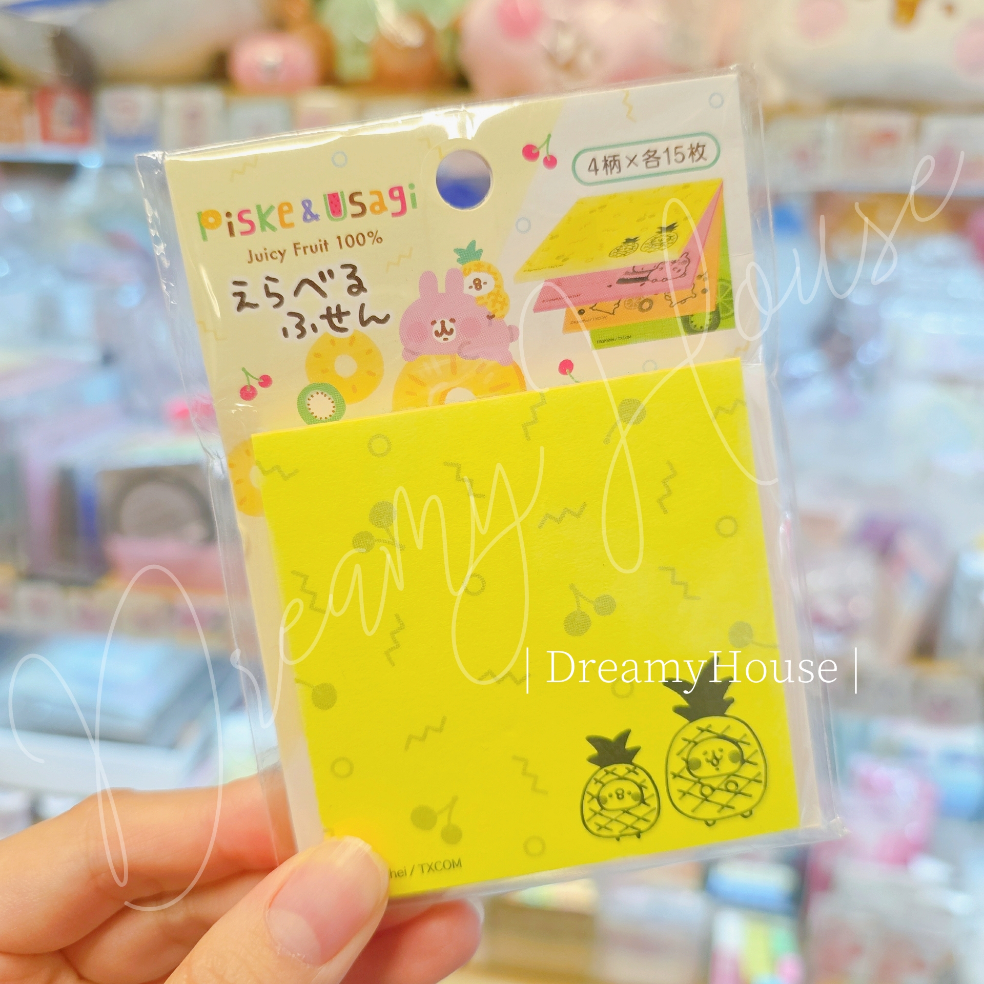 日本 kanahei 🍍 Piske & Usagi Juicy Fruit 100% 🍉 memo