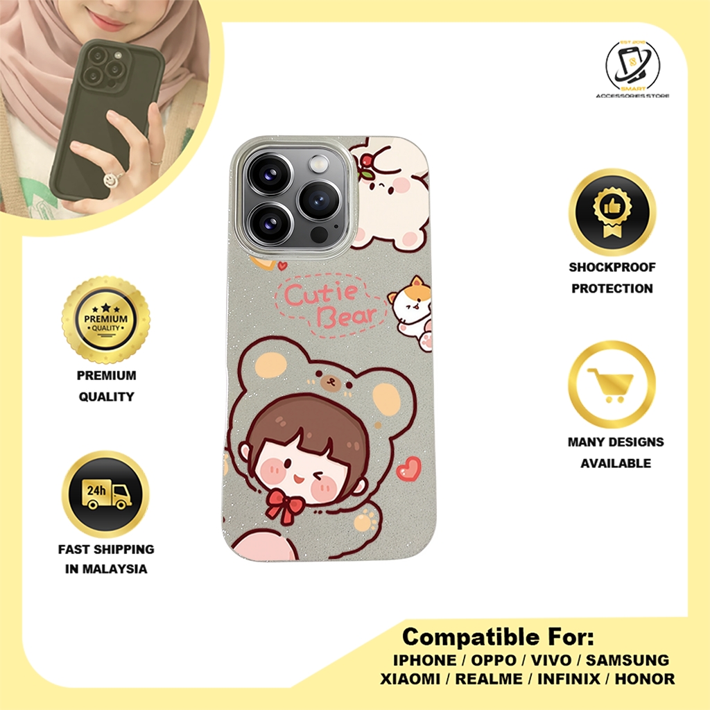 BLING CASE PHONE FOR IPHONE - DESIGN BEAR H