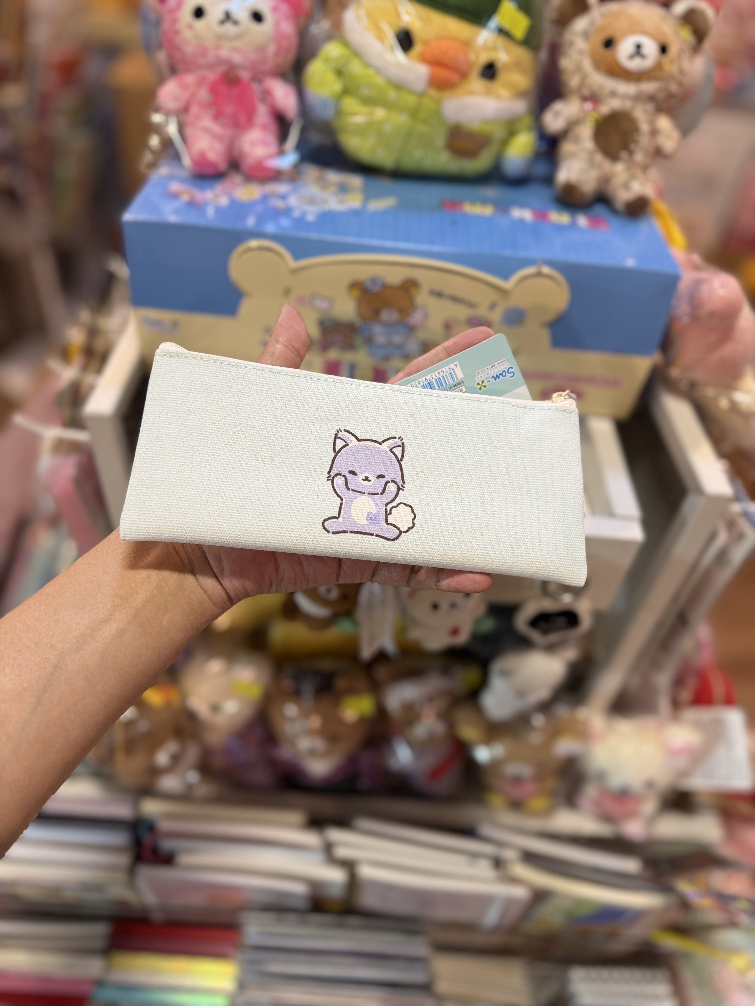 《現貨》全新Rilakkuma瓦瓦貓系列筆袋