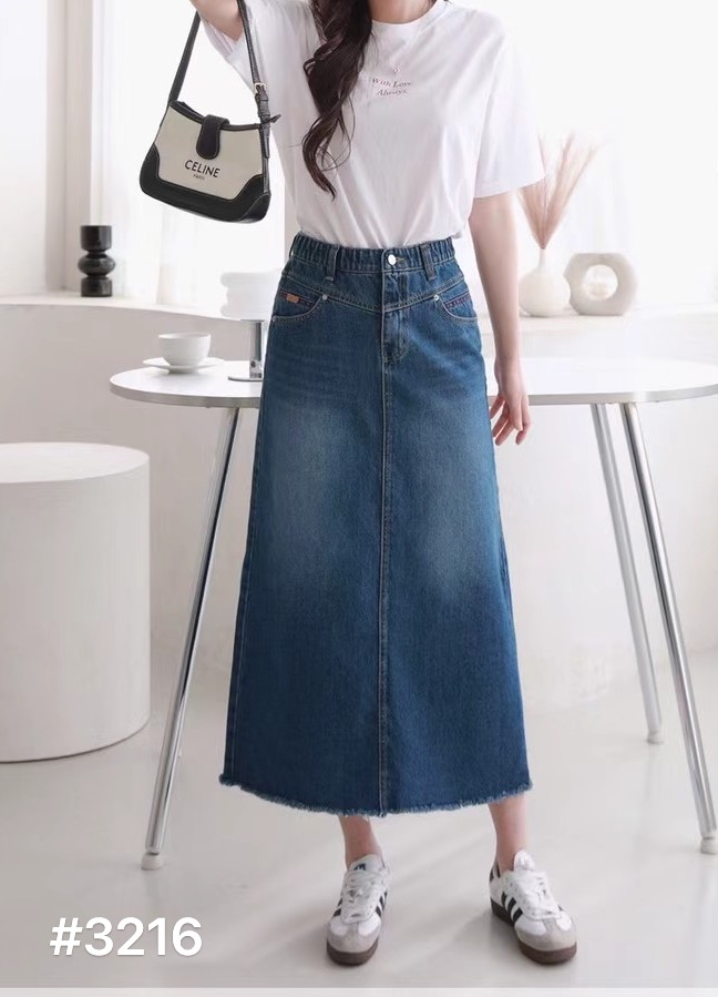 Vikini  內橡筋腰牛仔Sk