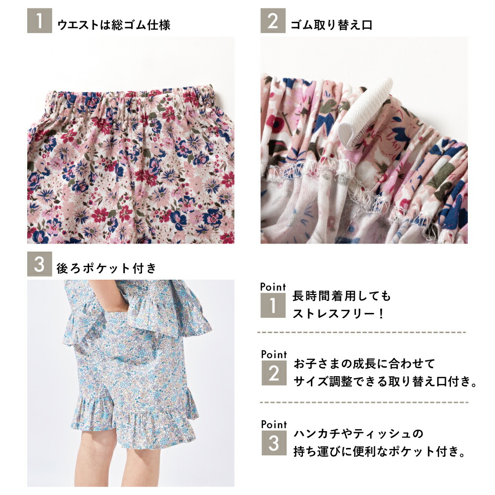 🆕【⭐訂購⭐】🌀 🇯🇵 日本直送 荷葉邊 喇叭袖 碎花 甚平套裝［5款選］ 🌀 [ELDA-0192][260521]