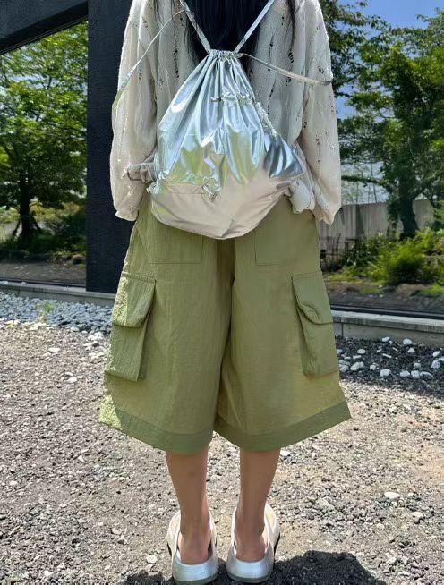 221313 側袋風褸料四骨褲