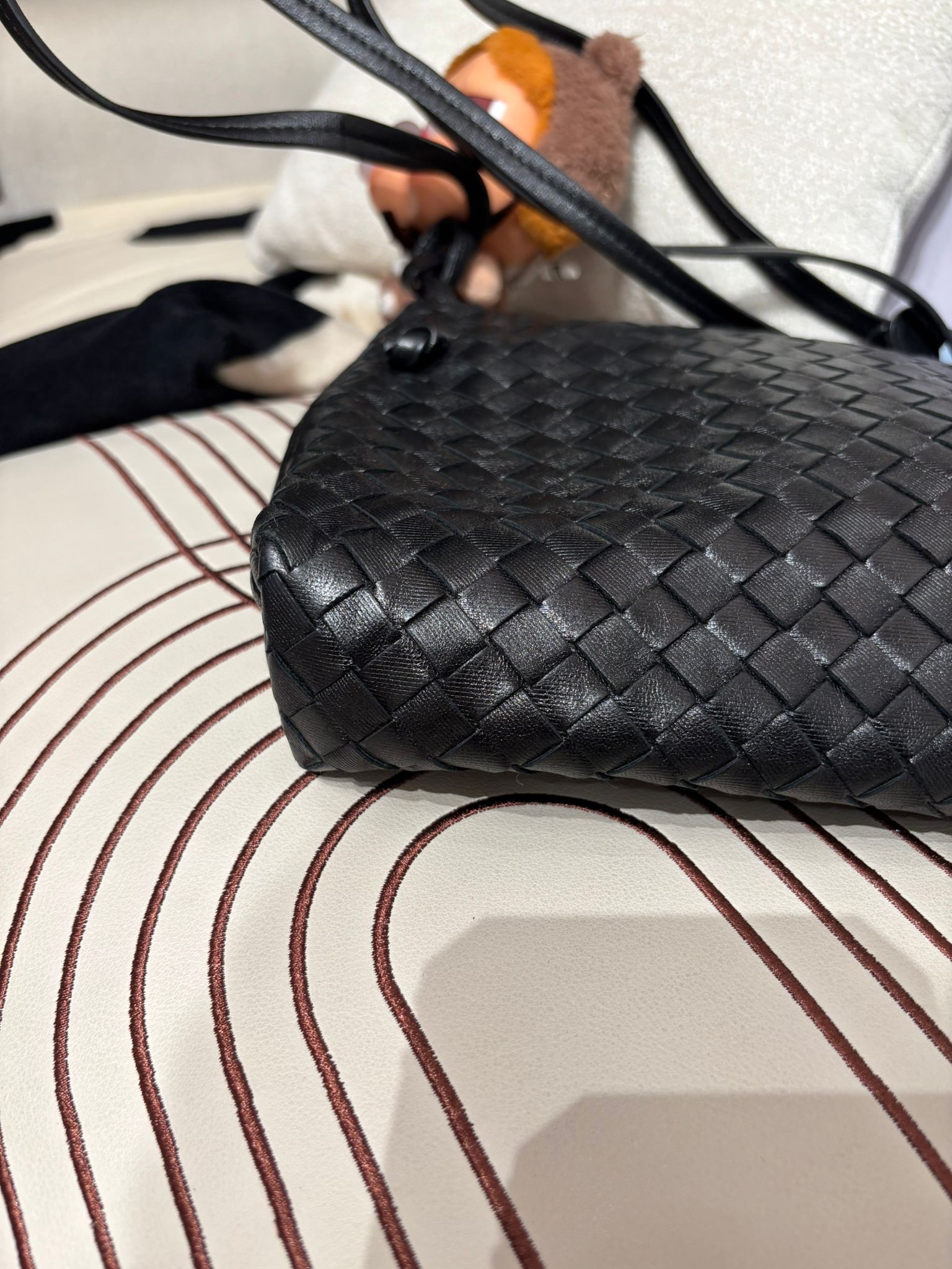 Bottega Veneta BV Crossbody Bag Black 100%Authentic, 95%New ✅Dust bag