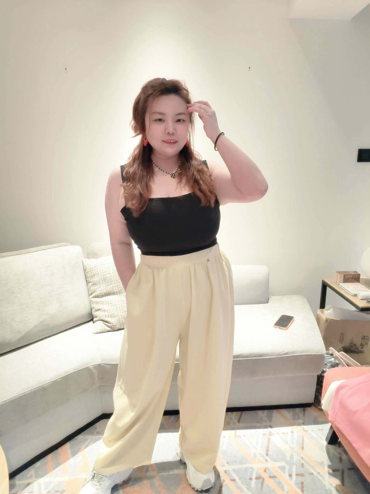 YPB09 1935 高弹空气棉凉感灯笼型阔裤