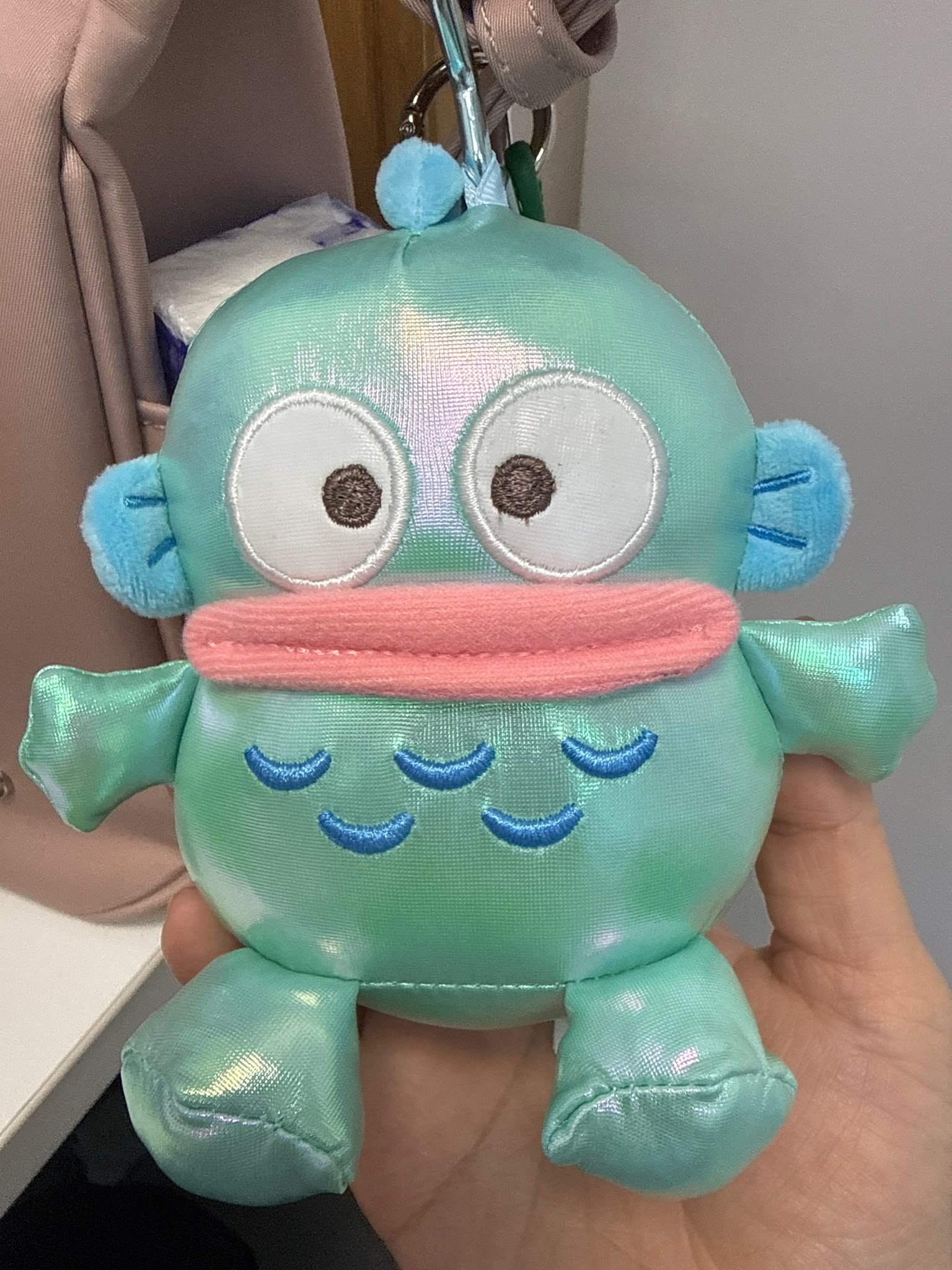 Sanrio 魚怪四吋珠光公仔