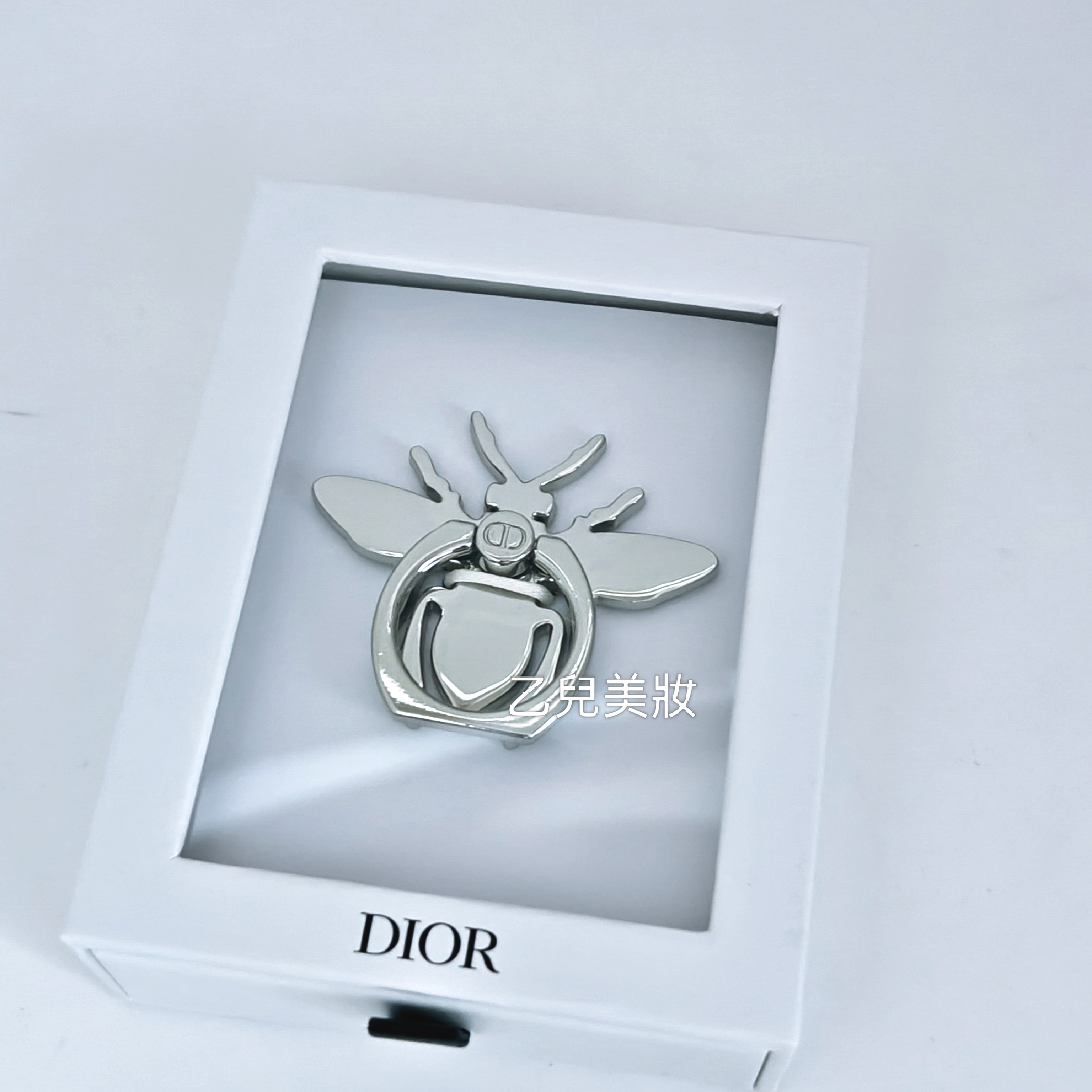 DIOR 手機指環 蜜蜂造型 VIP禮物 銀色
