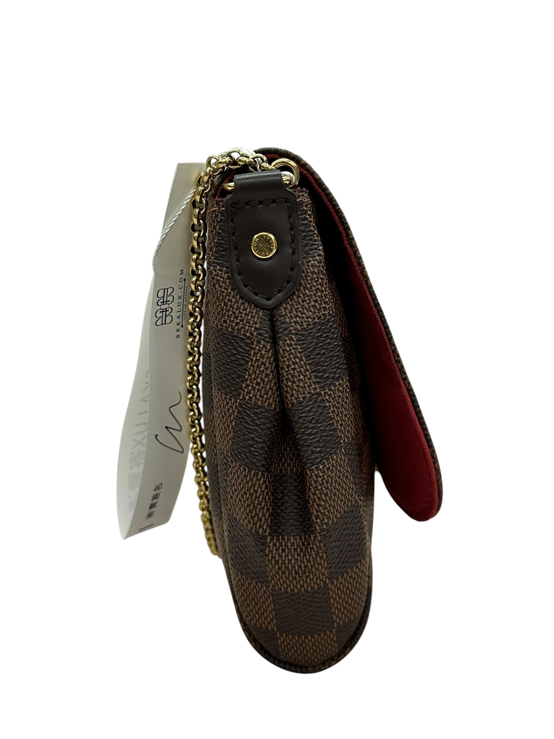 Pre-owned Louis Vuitton Damier Ebene Favorite MM bag / Product Code: 081202