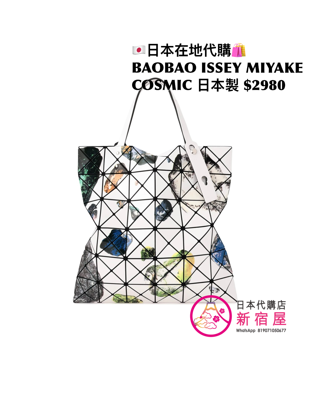 BAOBAO ISSEY MIYAKE 6x6 COSMIC