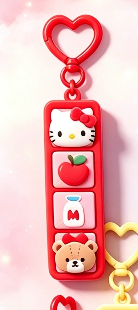 [4月尾到貨]新款 Sanrio 鍵盤按鍵匙扣