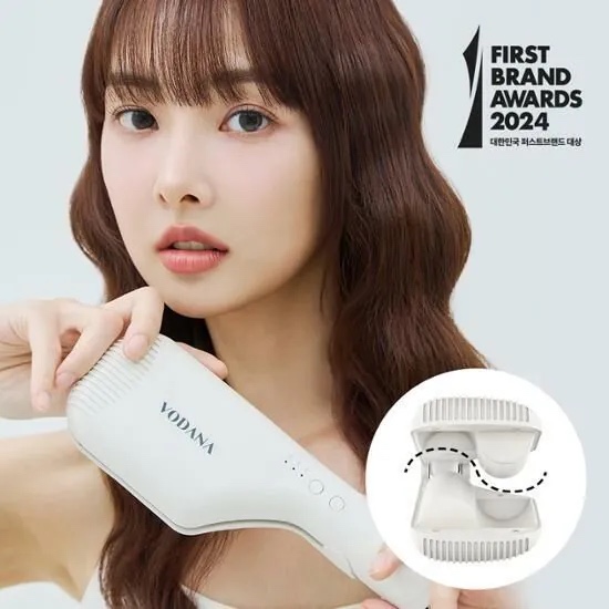 VODANA 髮夾 Compact Wave Iron 38mm #Ivory Mood 象牙白色便攜波浪夾 蛋卷捲髪夾