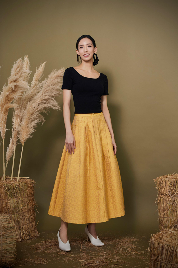 CB2774 Essential Square Neck Ribbed Top