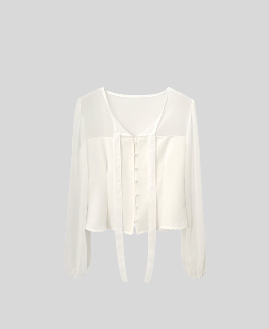 【女神氣質款】法式氛圍感顯瘦襯衣