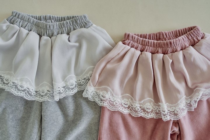 Momoann | Satin Joggers (Melange) with Mom