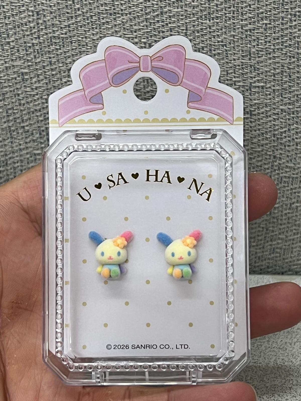 🎌日本直送🎌Sanrio卡通 植絨毛耳環