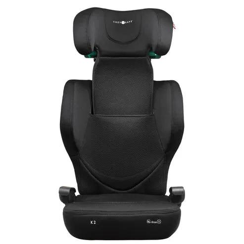 Cozy N Safe K2 i-Size 兒童高背增高汽車安全座椅 (100-150cm) 附旅行收納袋 4歲至12歲 黑色