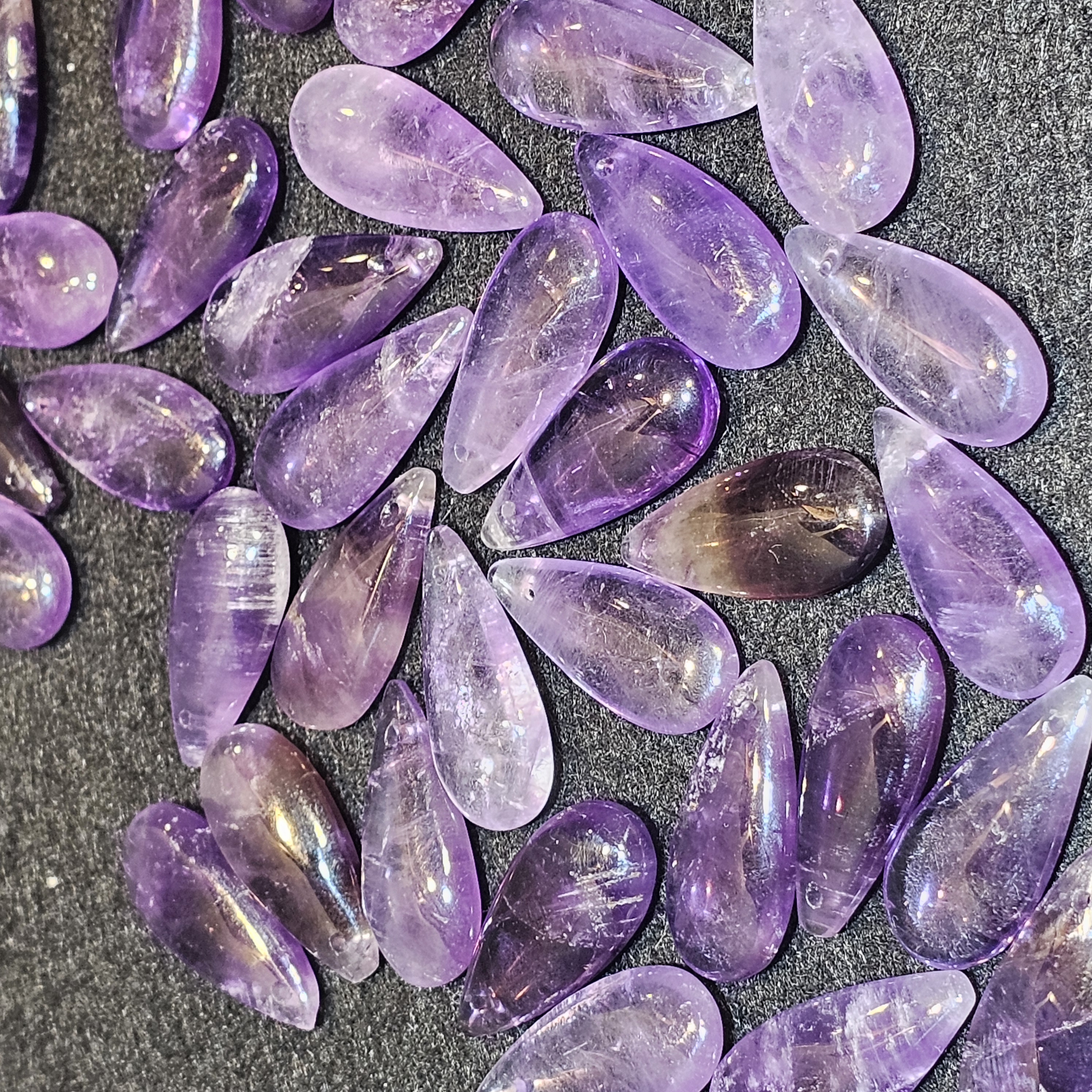 紫水晶水滴吊咀