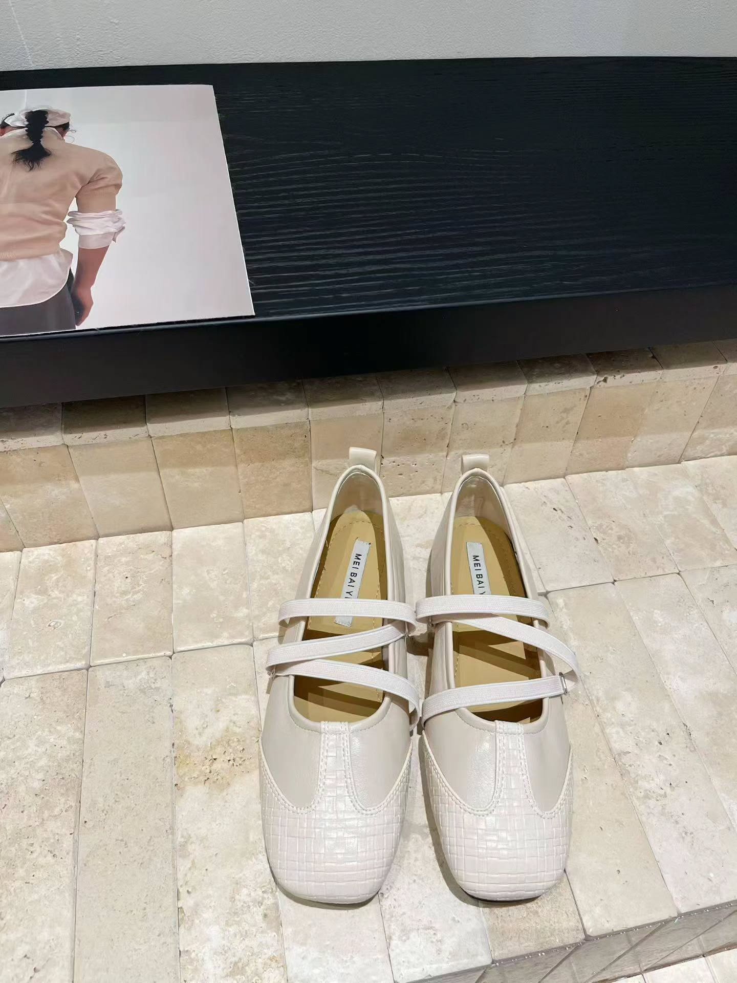 6638-125 双带玛丽珍平底鞋 🇨🇳