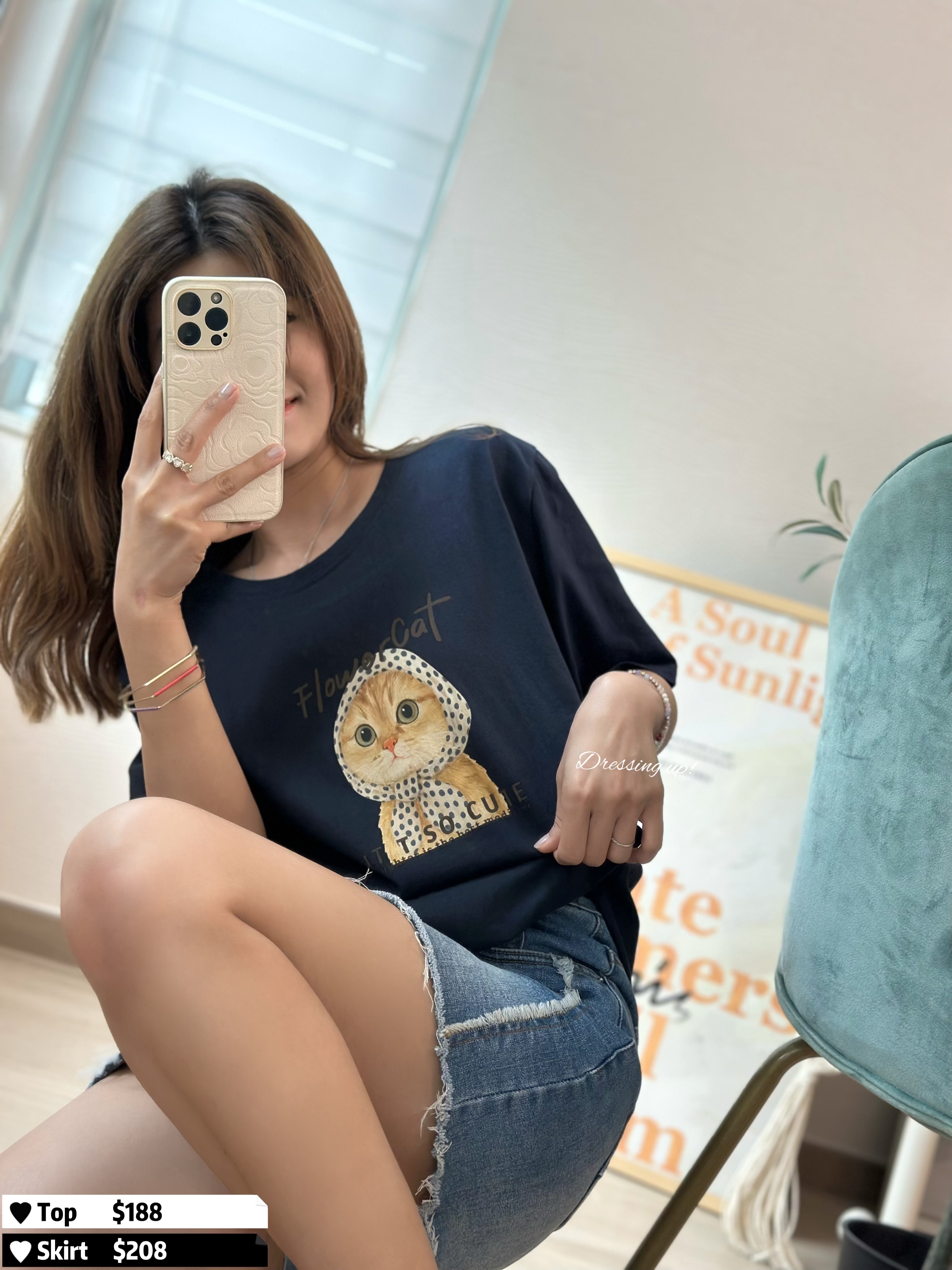 貓貓控必搶｜頭巾貓軟棉上衣