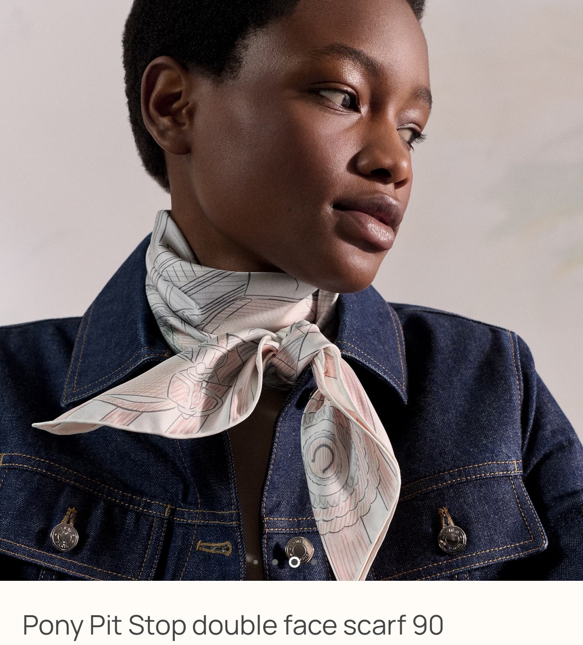 🧧👁️‍🗨️ Hermès 全新🆕 90cm 100%絲 Pony Pit Stop 雙面絲巾