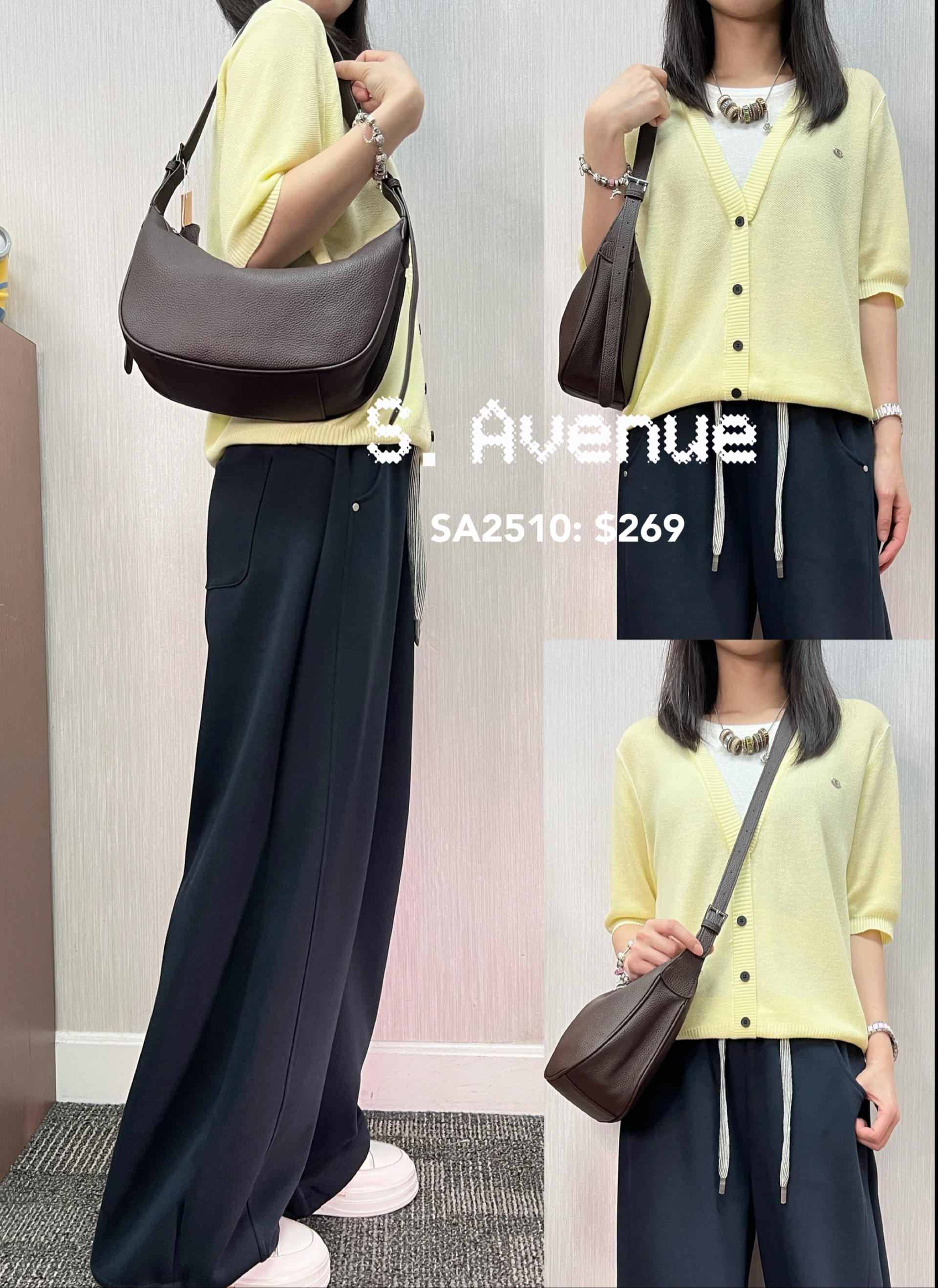 SA2510: 可側孭/鈄孭hobo真皮頭層牛皮袋