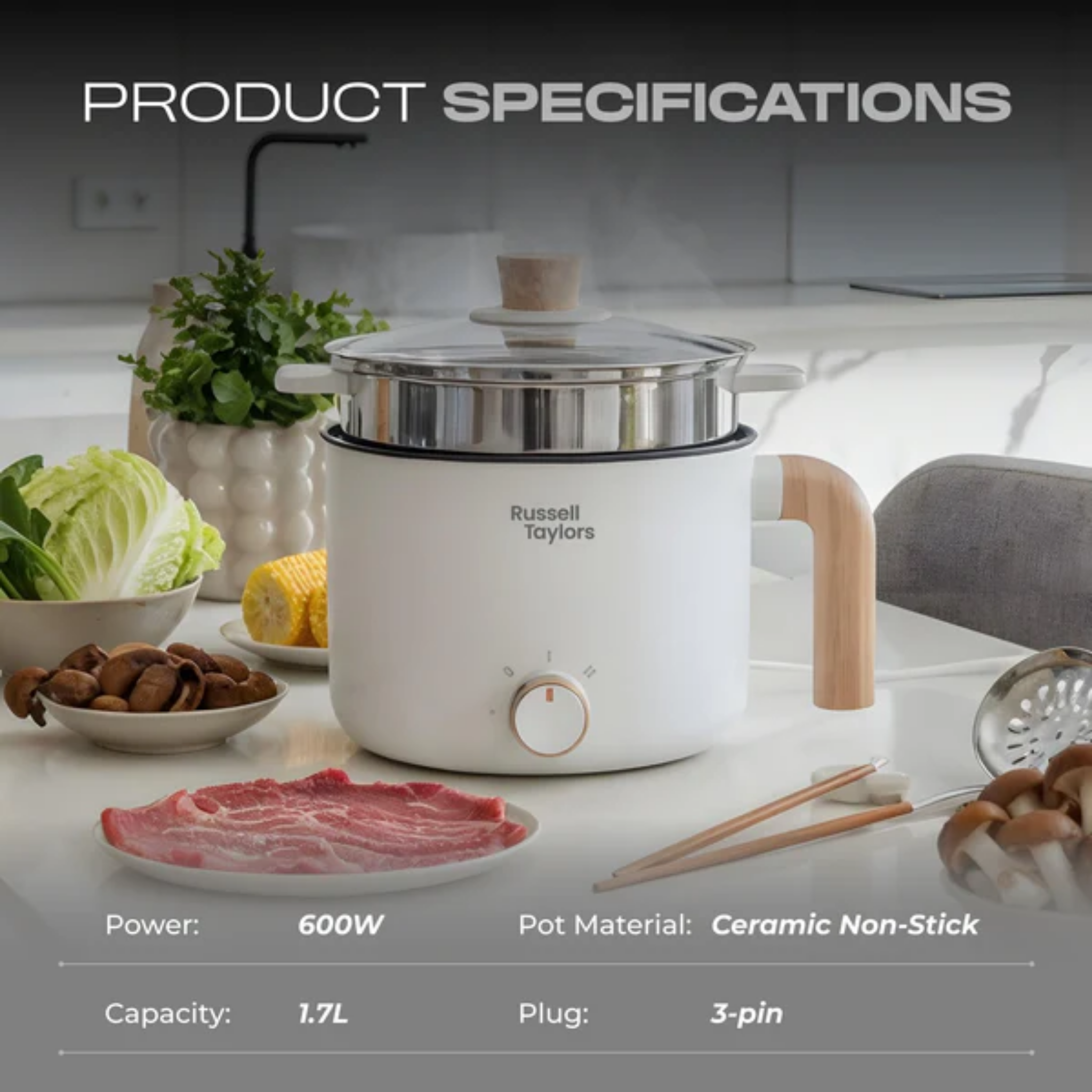 Russell Taylors 1.6L Multi Cooker (MC16)