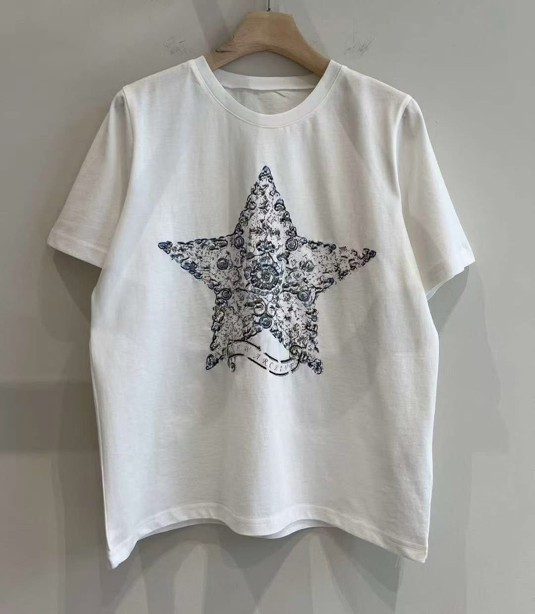 刺繡星星Tee 