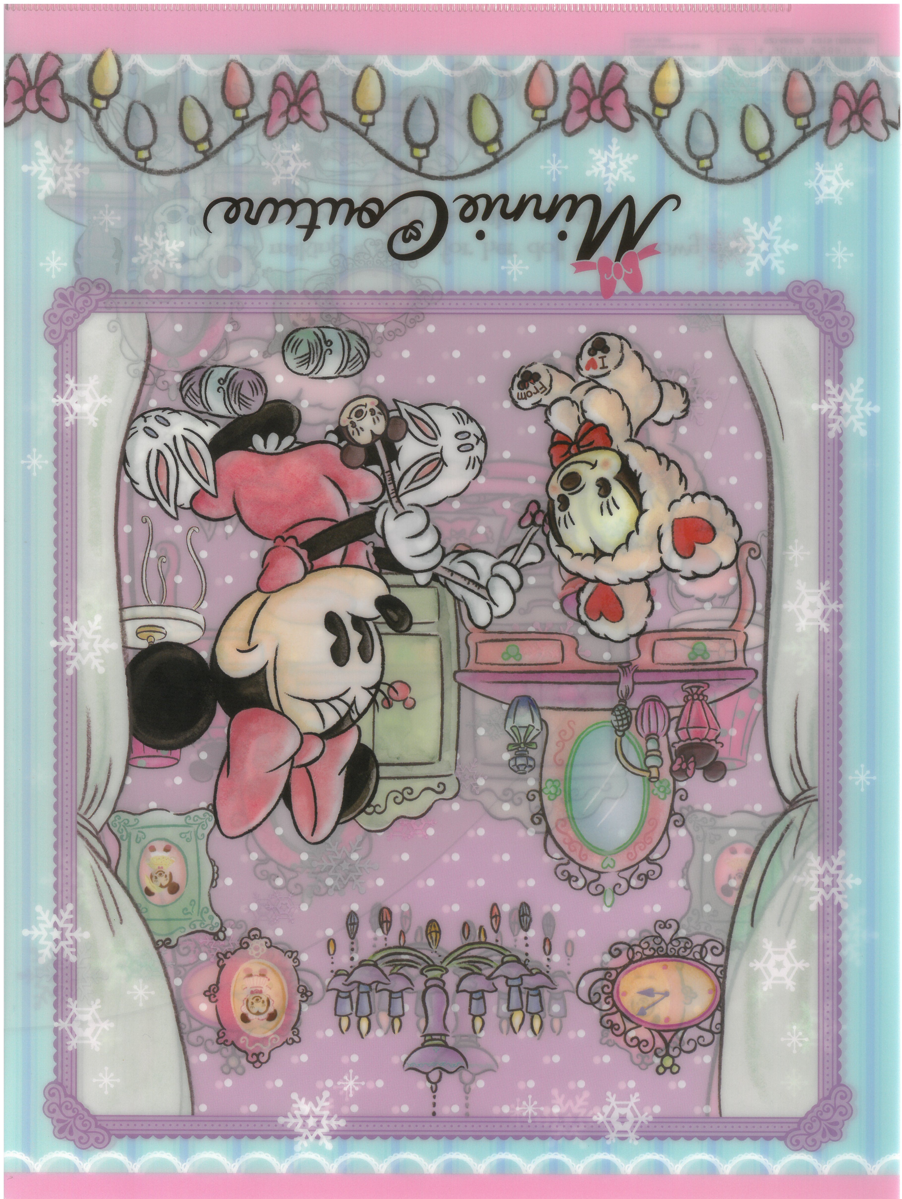 Minnie Couture  A4 雙開文件夾 (S2145430)