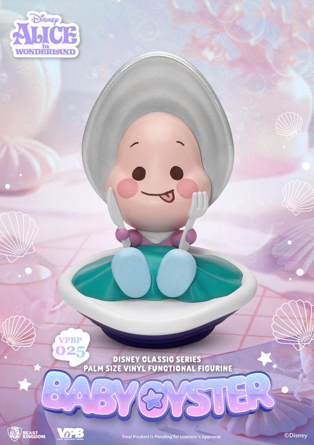 野獸國迪士尼經典系列掌心儲金公仔/ 牡蠣寶寶/ VPBP-025