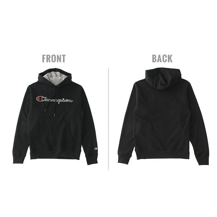 Champion 3D Big Logo Hoodie Black 