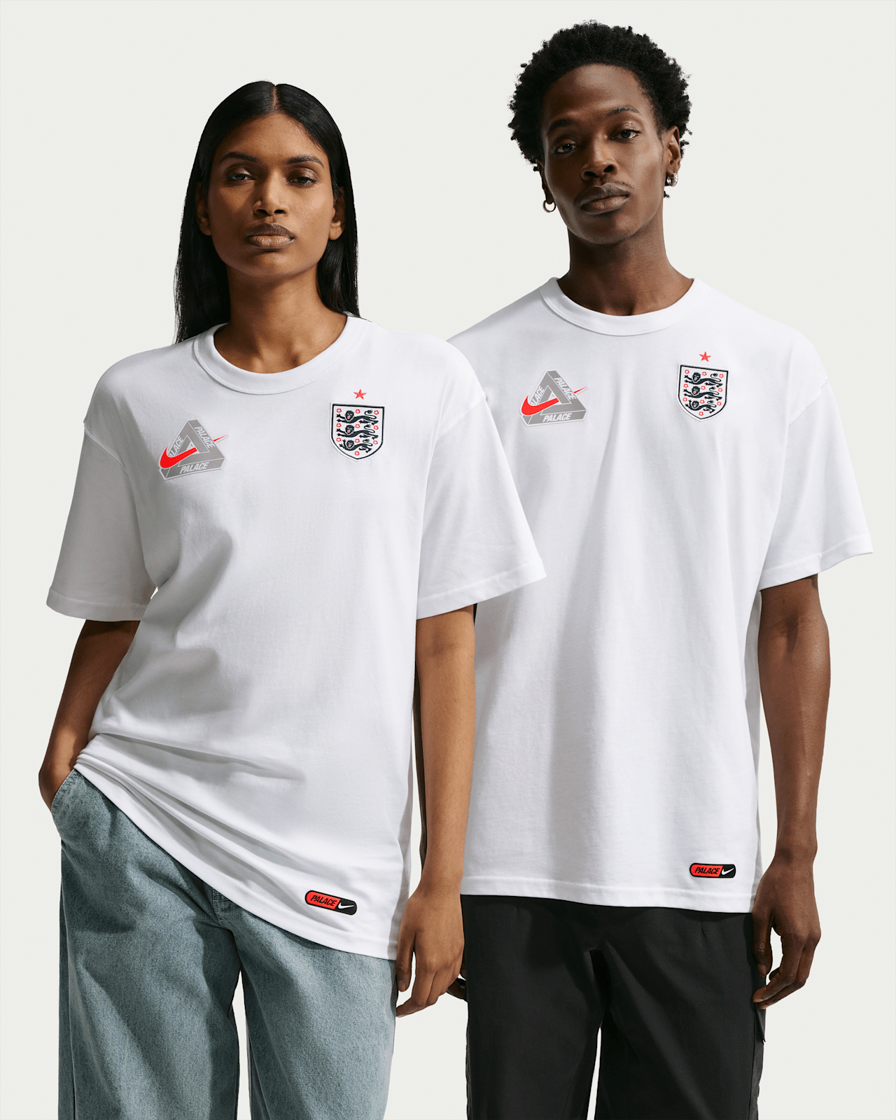 Nike England 英格蘭 x Palace 限量版白色T-Shirt IM6598