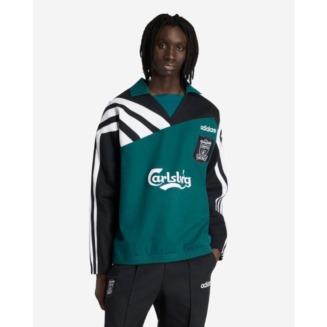 🟢⚪復古綠調回歸 Adidas Bringback Liverpool 利物浦 1995-96 Drill Top KA8106