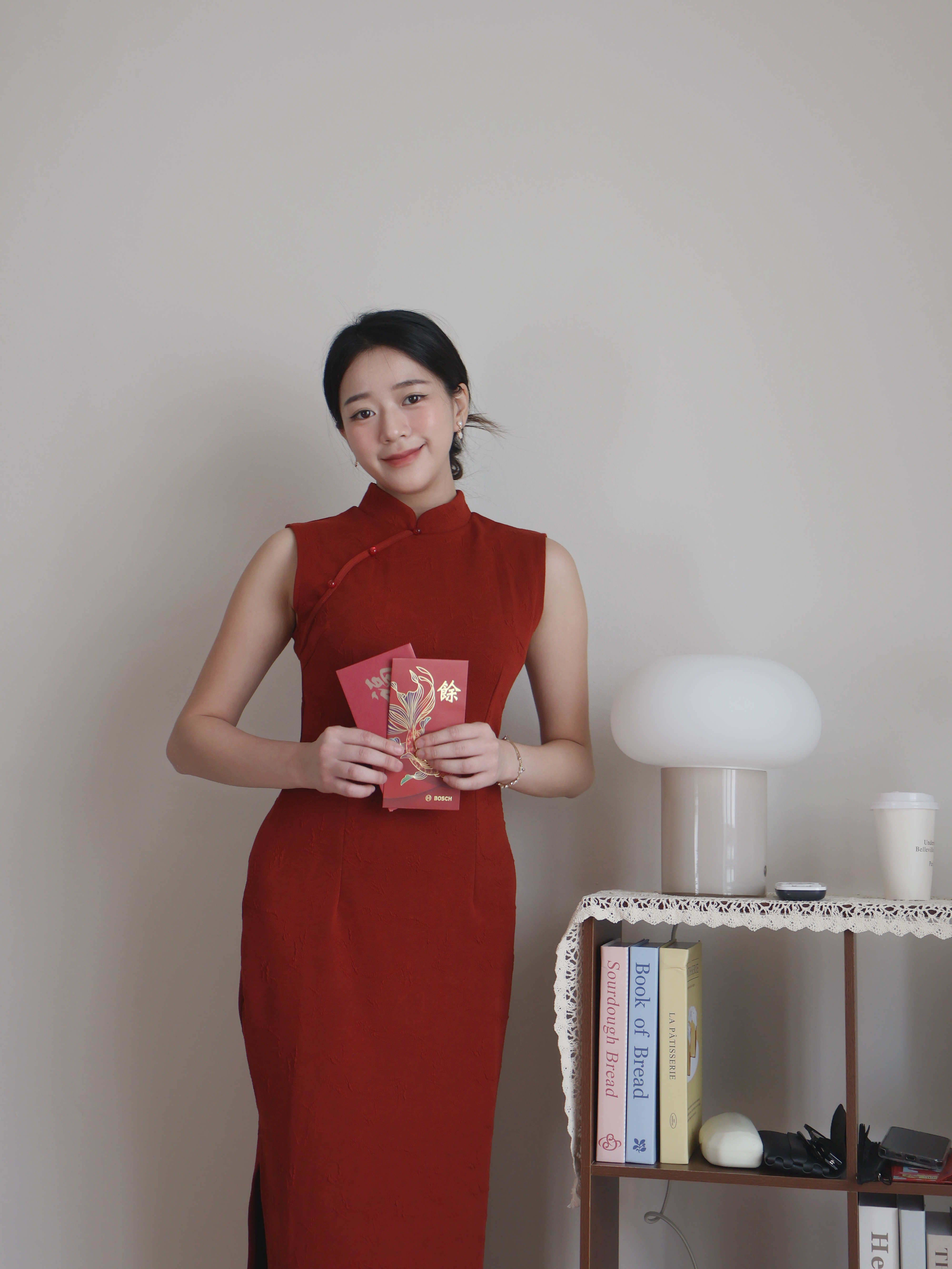 Leya Maxi Dress | Red